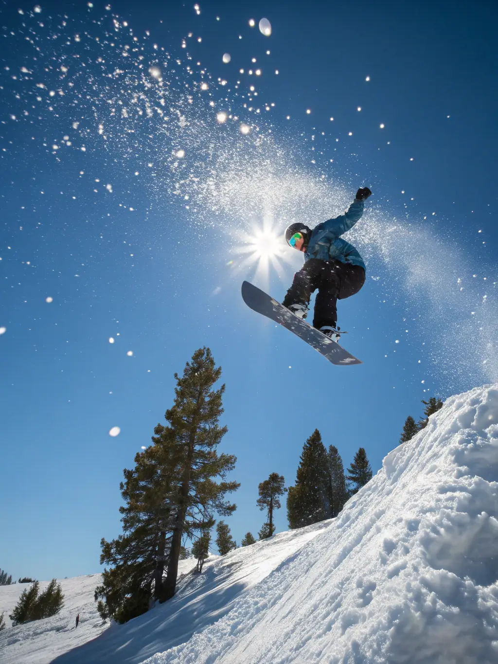 A photo of Sébastien Konijnenberg competing in a national snowboarding competition, highlighting his performance and the club's support.